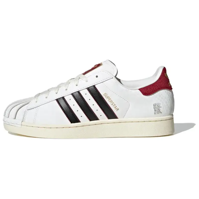 Superstar Anno del Serpente Sneakers Unisex Bianco Bianco Nuvola Nero Core JR8036 43⅓