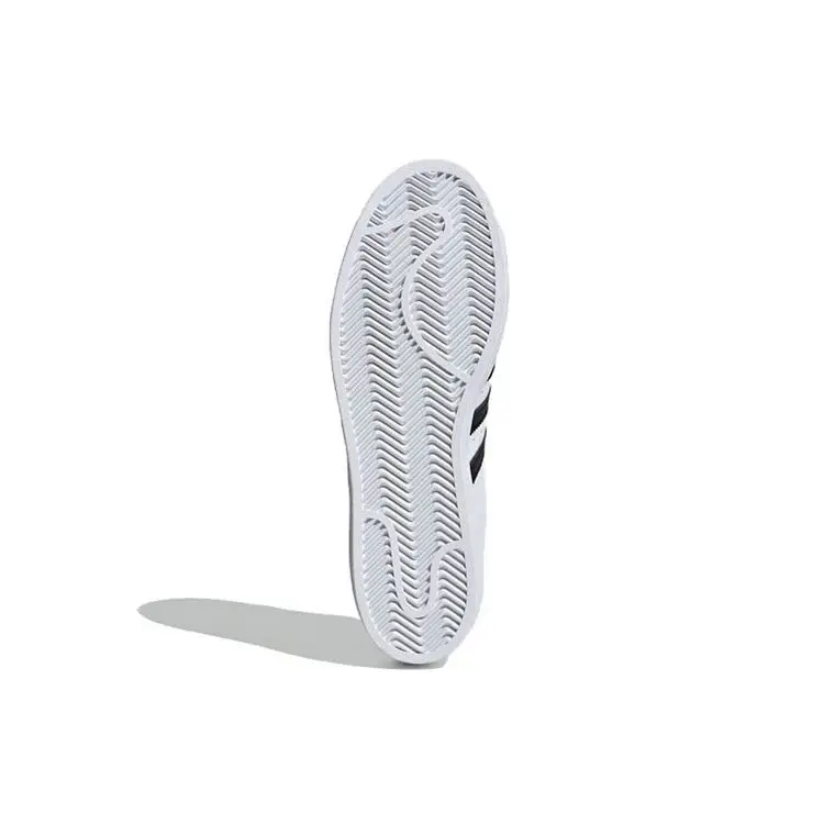 Adidas Sneakers unisex Superstar bianco e nero in pelle miniatura 4
