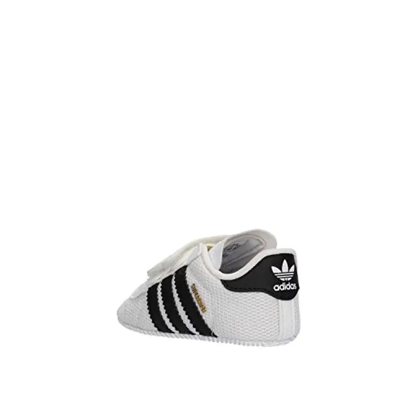 Adidas Superstar Crib, Sneaker Unisex Bambini E Ragazzi, White Black Gold Metallic, 18 EU miniatura 2
