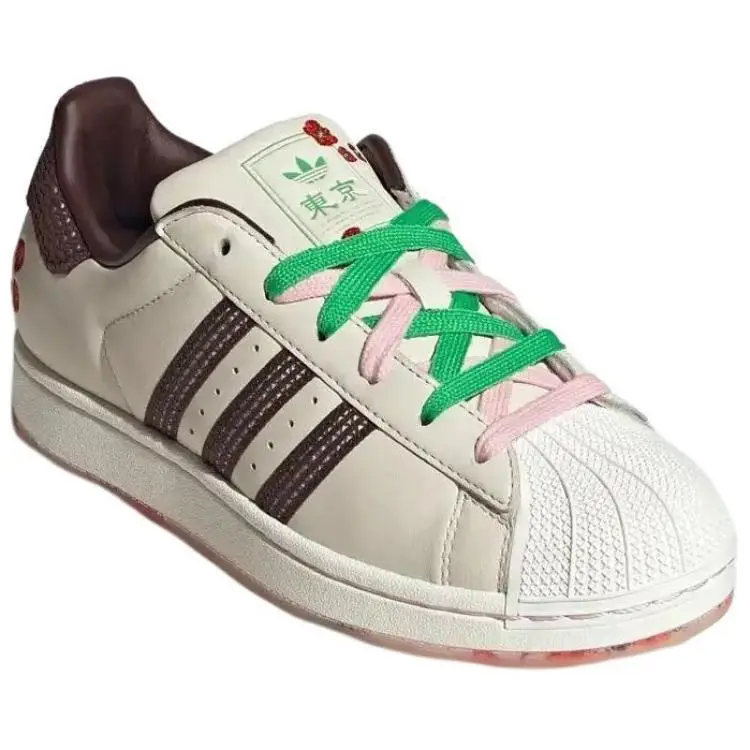 Superstar II Sakura Beige (Da donna) Sneakers unisex marrone rosso JH7759 38 miniatura 3