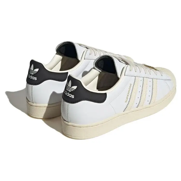 Superstar Strisce Impresse - Wonder White Nero Sneakers Unisex Calzature-Bianco Core-Nero ID4675 41⅓ miniatura 3