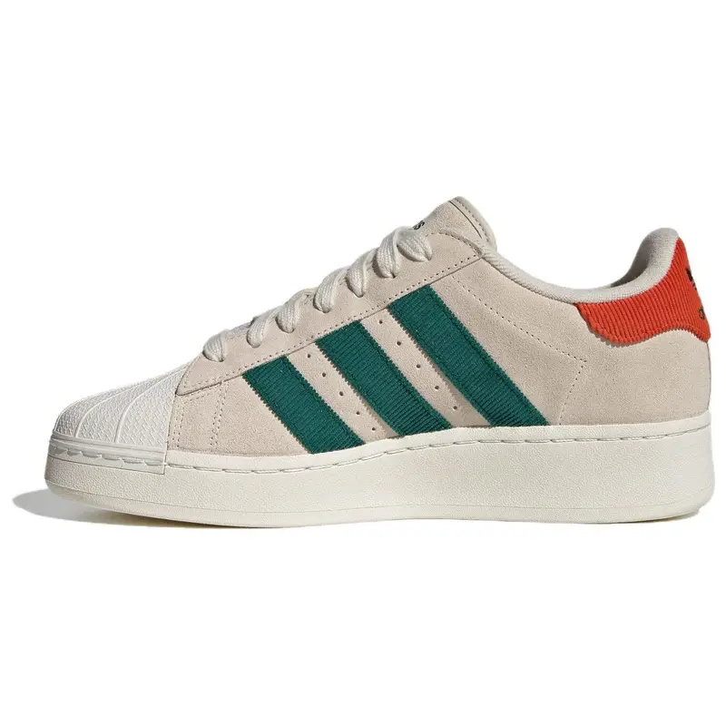 Superstar XLG Alluminio Verde Collegiale Sneakers Unisex Crema Preloved-Rosso ID8378 36
