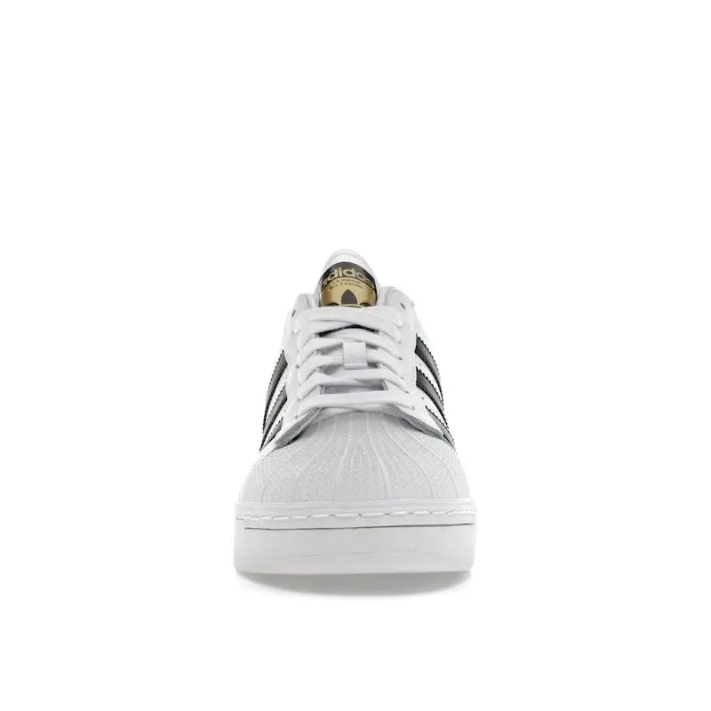 Superstar XLG Bianco Nero Sneakers Unisex Bianco Nuvola Nero Core Oro Metallizzato IF9995 37⅓ miniatura 3