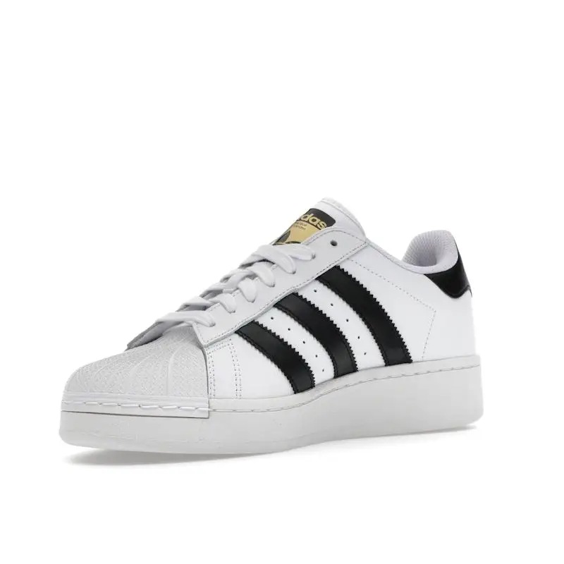 Superstar XLG Bianco Nero Sneakers Unisex Bianco Nuvola Nero Core Oro Metallizzato IF9995 37⅓ miniatura 5