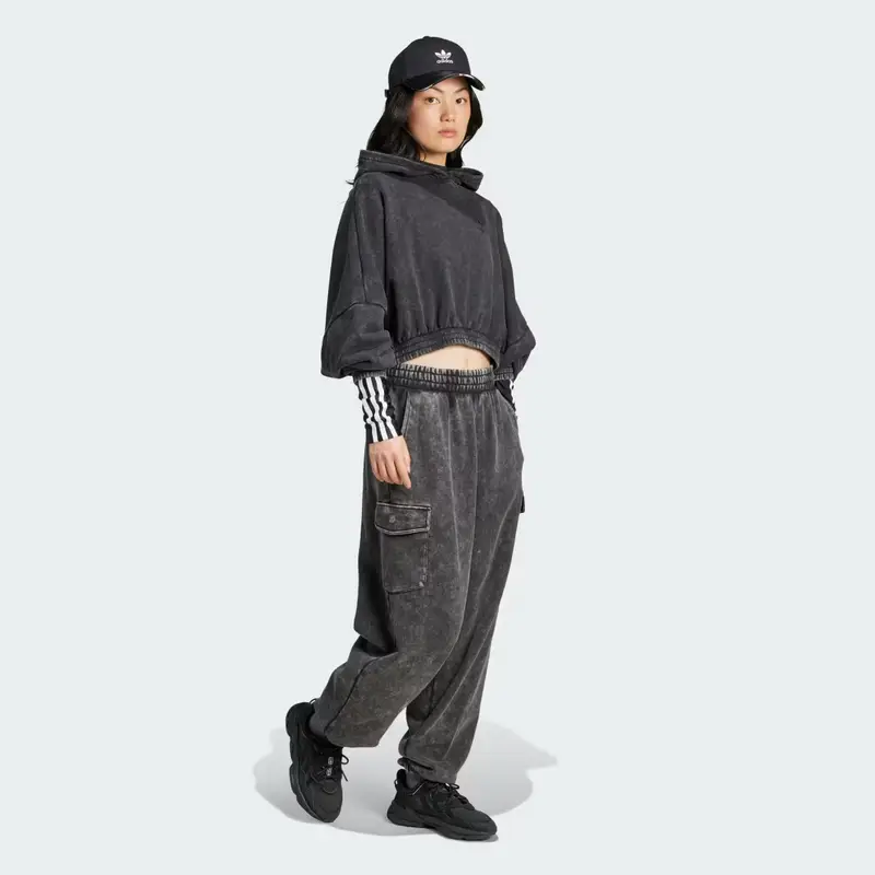 Sweat pants Acid-Washed Black miniatura 3