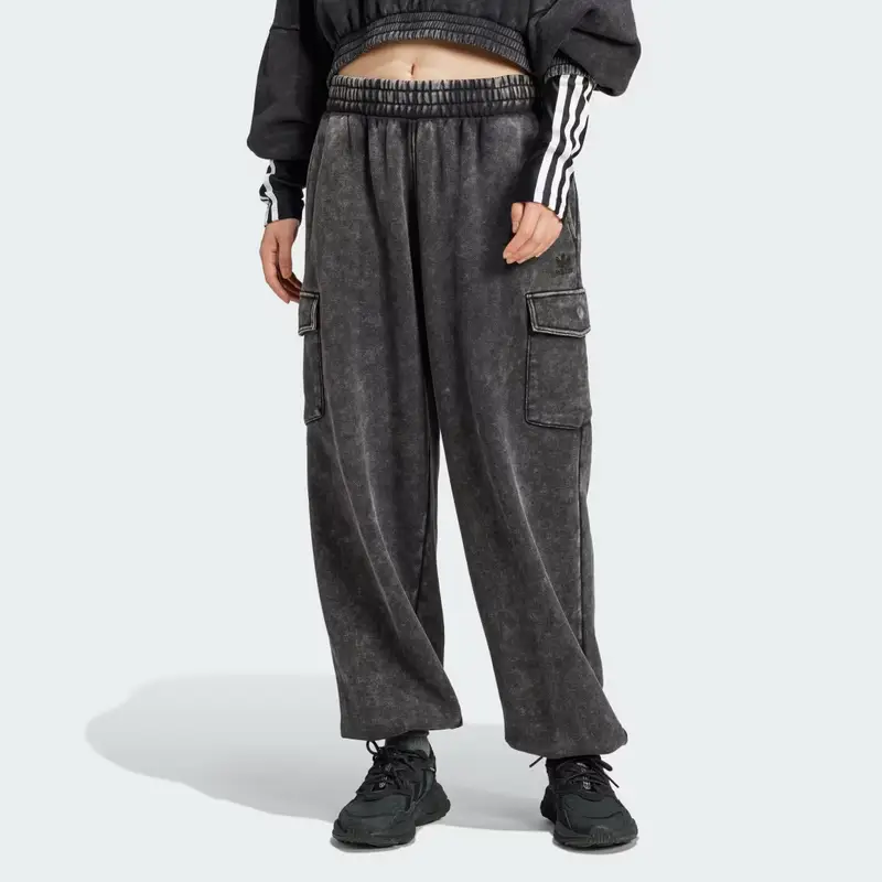 Sweat pants Acid-Washed Black
