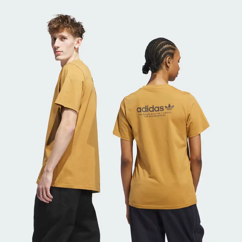 Adidas T-shirt Giallo 3184009 miniatura 2