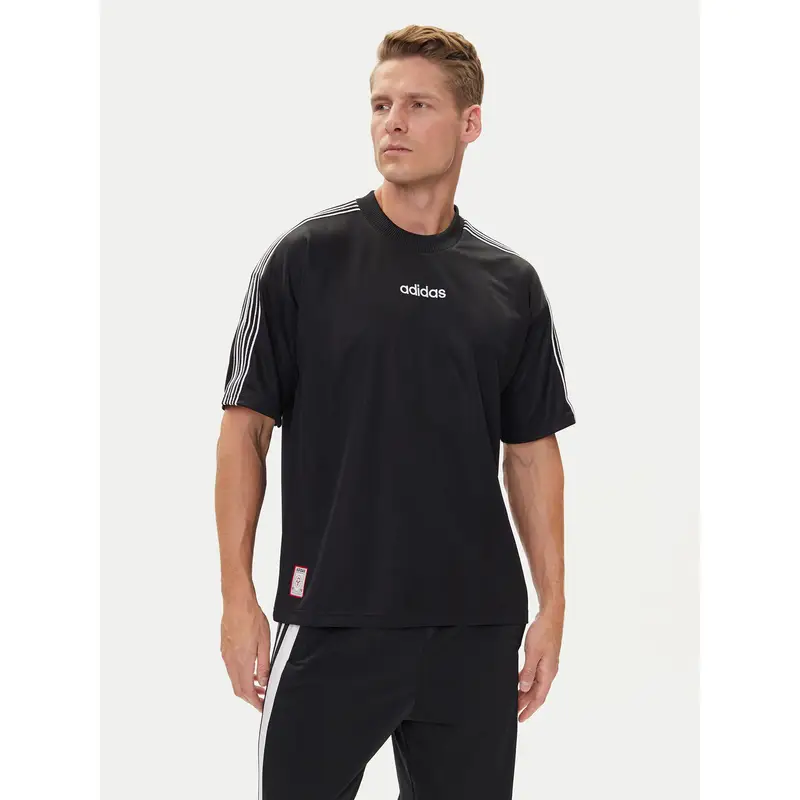 T-shirt 90s Stripe JX3068 Nero Regular Fit