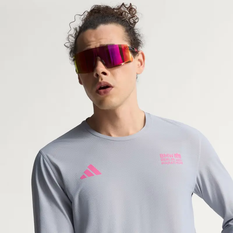 Adidas T-shirt Grigio 3140300 miniatura 4