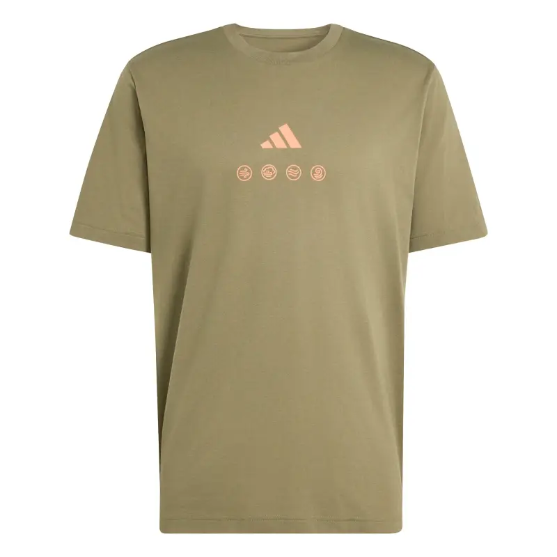 T-shirt adidas Climacool City Tech Graphic Vert
