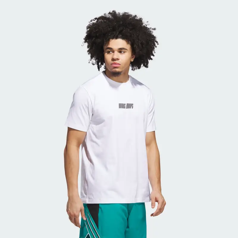 Adidas T-shirt Bianco 3141020 miniatura 3
