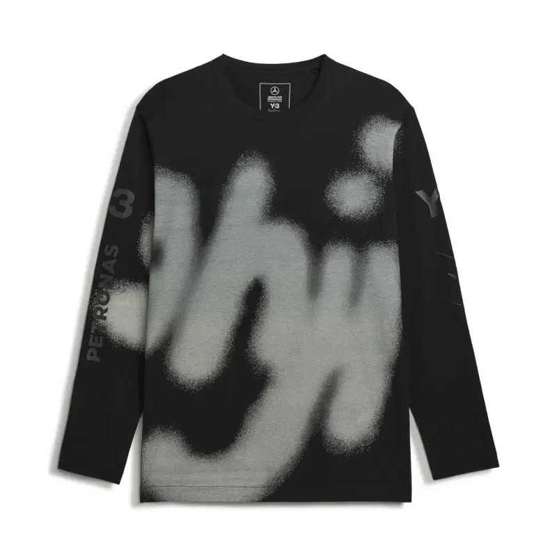 T-shirt adidas Mercedes AMG Y-3 Petronas Formul 1 Team Yohji Graphic Noir