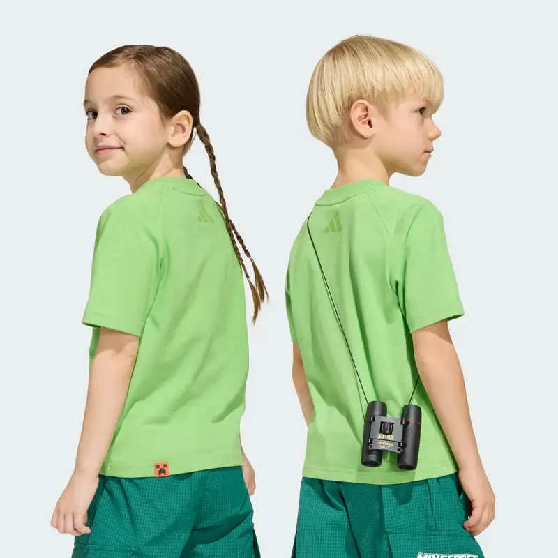T-shirt adidas Minecraft Terrex Semi Lucid Lime miniatura 2