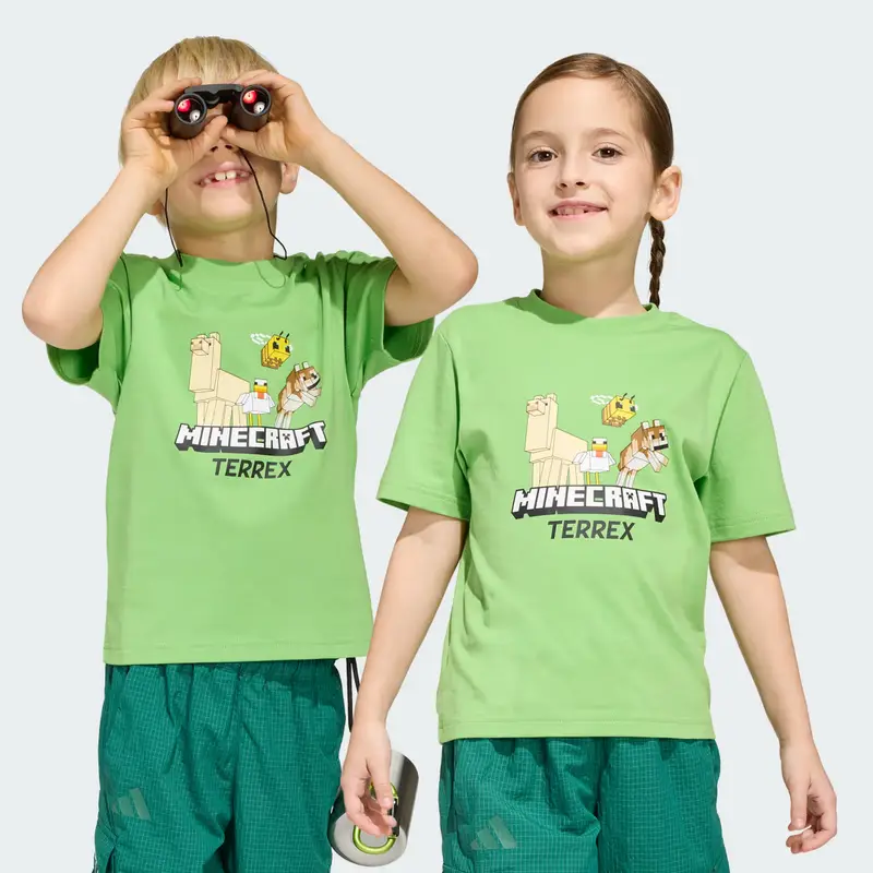T-shirt adidas Minecraft Terrex Semi Lucid Lime