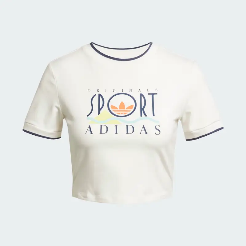 Adidas T-shirt Bianco 3176773 miniatura 4