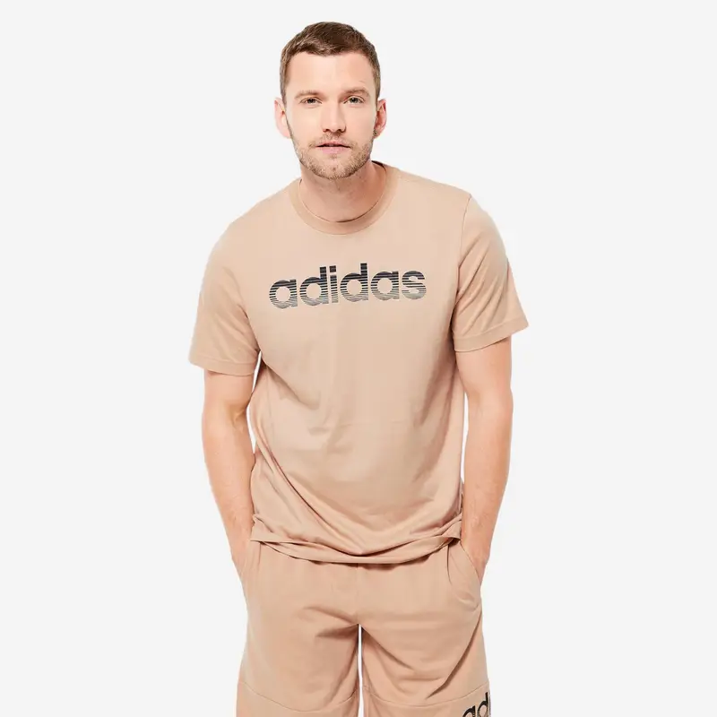 Adidas T-shirt Uomo Beige 2925790