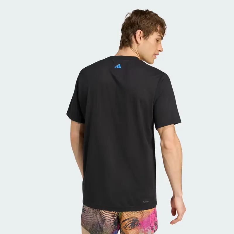 Adidas T-shirt Nero 3175017 miniatura 2
