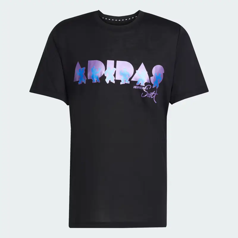 Adidas T-shirt Nero 3175017 miniatura 4