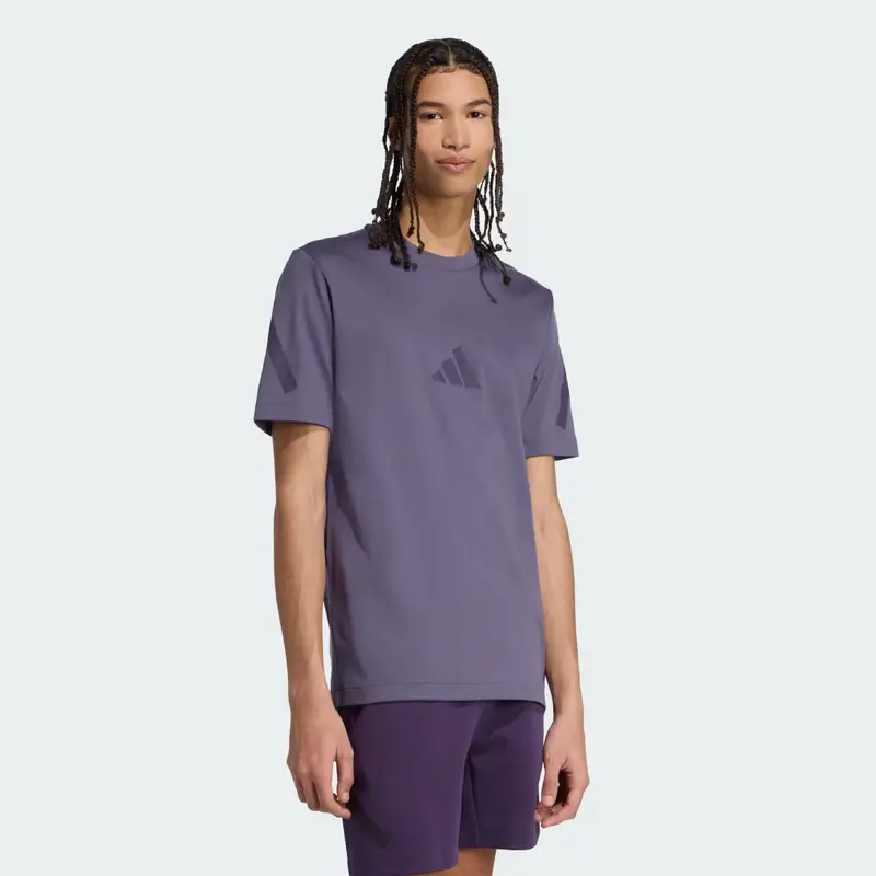 Adidas T-shirt Viola 3140694 miniatura 3