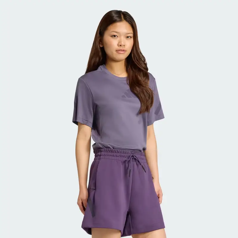 Adidas T-shirt Viola 3140695 miniatura 3