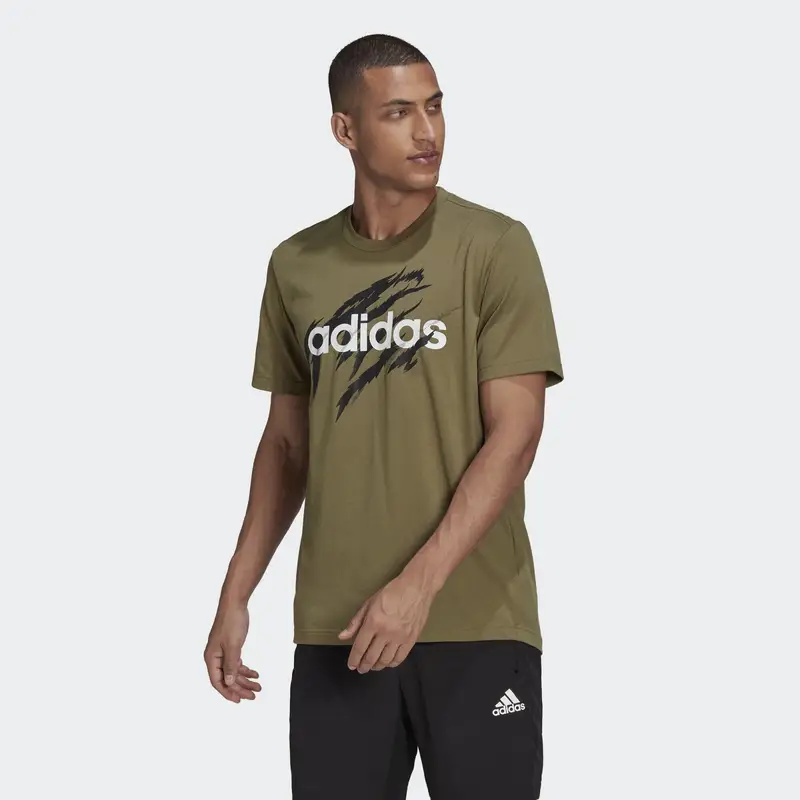 T-shirt AEROREADY Sport | Adidas Verde oliva