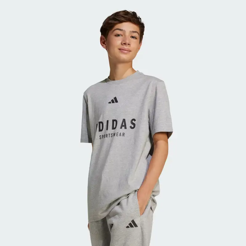 Adidas T-shirt Grigio 3184000