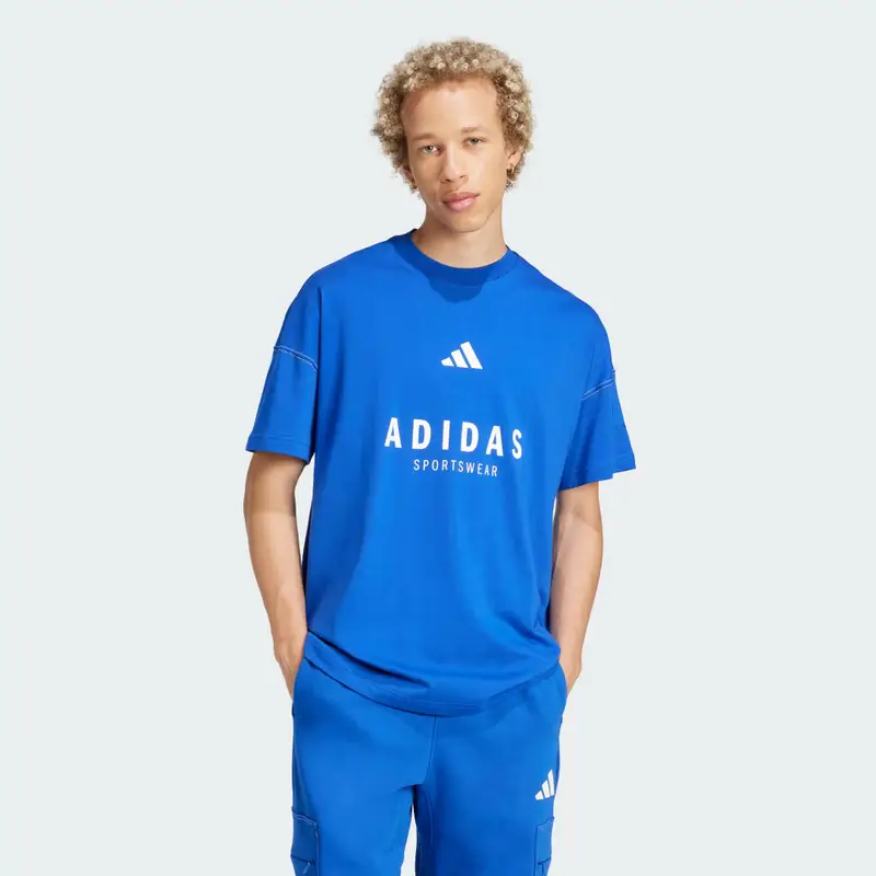 Adidas T-shirt Blu 3184977