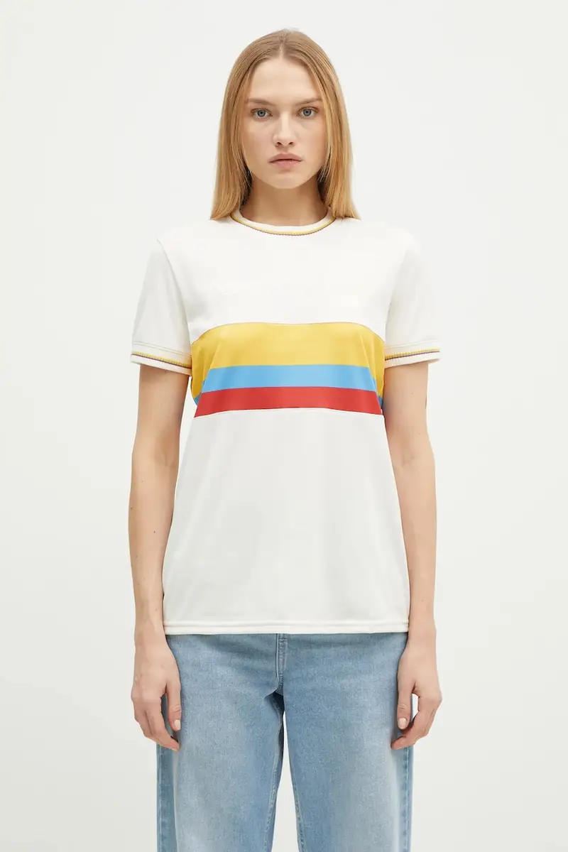 Adidas T-shirt Donna Beige 2241699