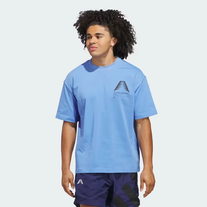Adidas T-shirt Blu 3474347 miniatura 2