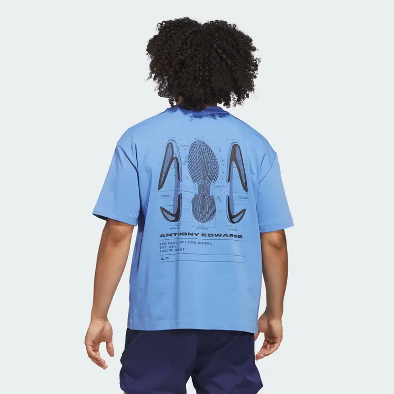 Adidas T-shirt Blu 3474347