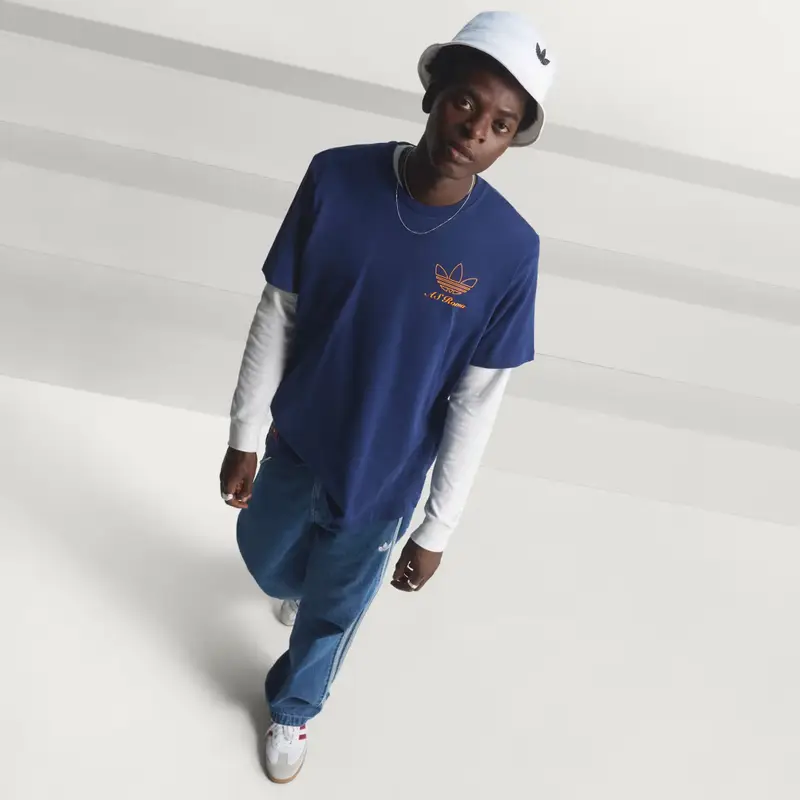 Adidas T-shirt Blu 3671020 miniatura 4