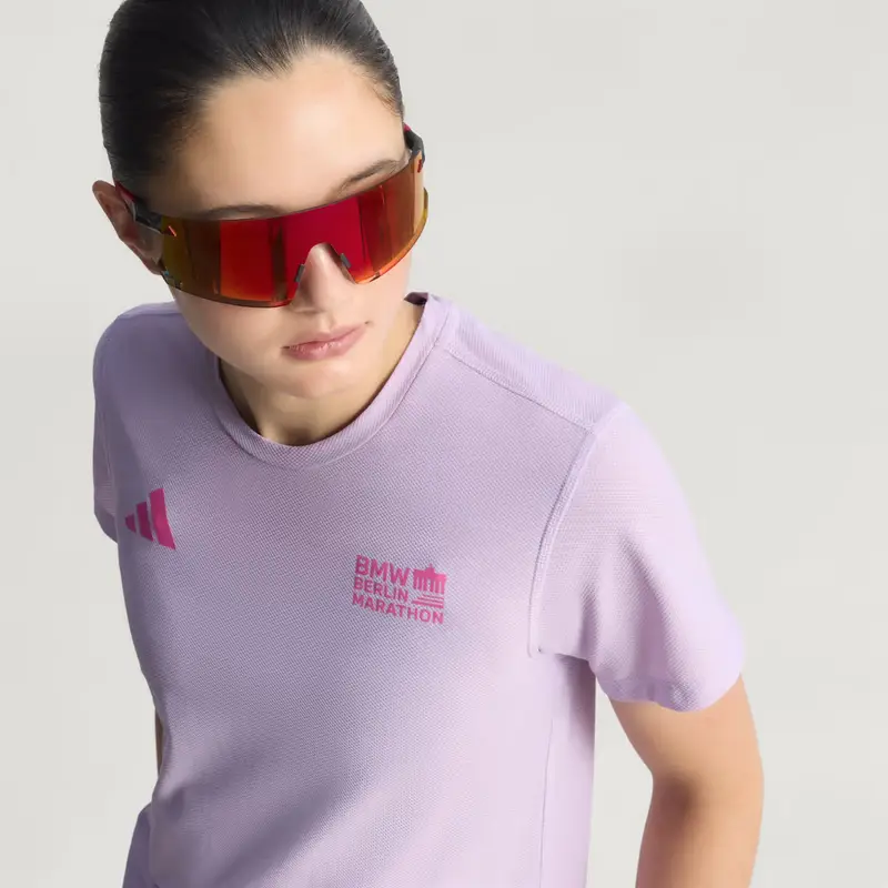 Adidas T-shirt Viola 3140605 miniatura 4