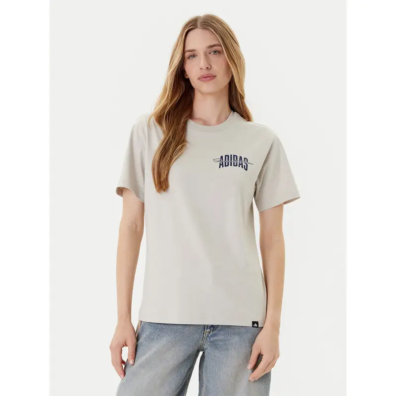 T-shirt Collegiate Graphic JM4348 Beige Regular Fit