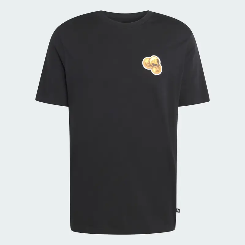 Adidas T-shirt Nero 3780287 miniatura 4