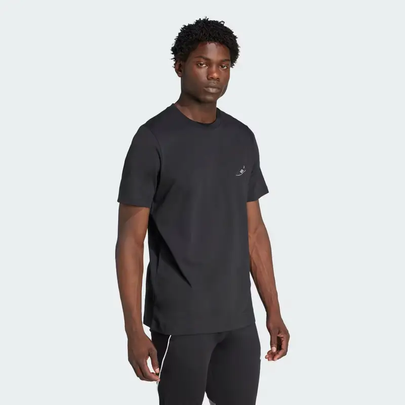 Adidas T-shirt Nero 3175007 miniatura 3