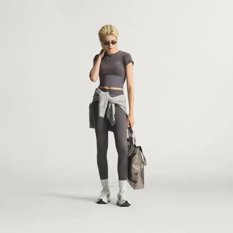 Adidas T-shirt Grigio 3140278 miniatura 4