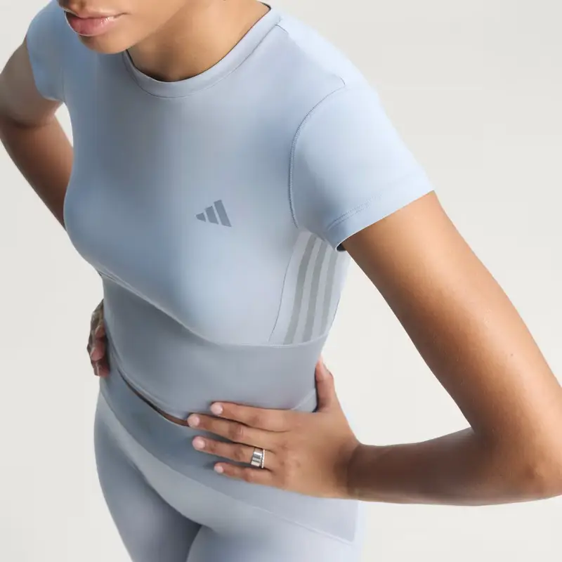 Adidas T-shirt Grigio 3183541 miniatura 4