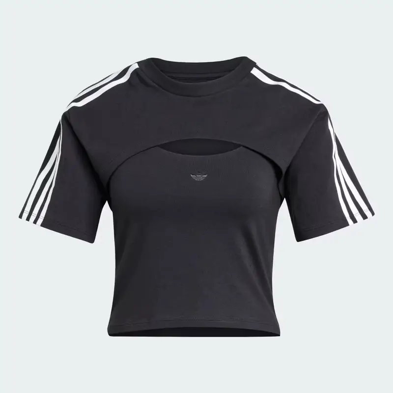 Adidas T-shirt Nero 3830684 miniatura 4