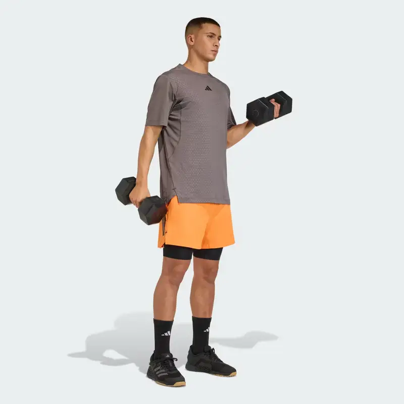 Adidas T-shirt Grigio 3969694 miniatura 3