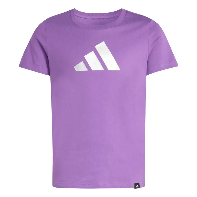T-shirt da bambina adidas Everyday Glam Grahic Violet