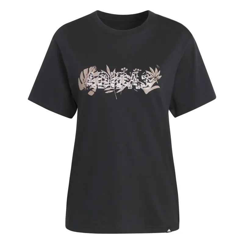 T-shirt da donna adidas Animal Graphic Noir