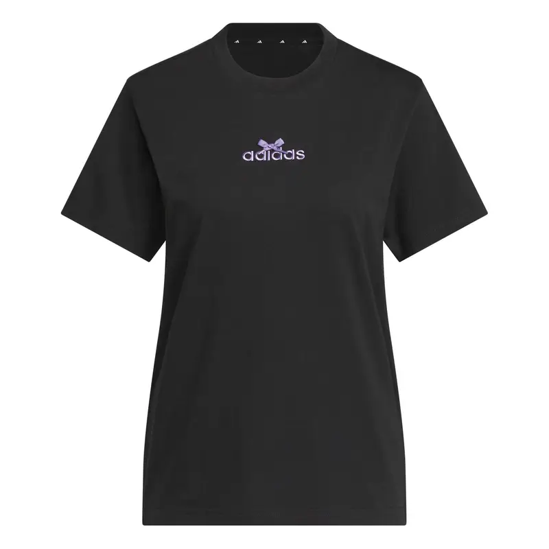 T-shirt da donna adidas Bow On Linear Noir