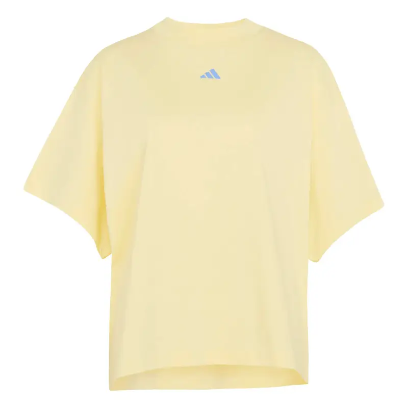 T-shirt da donna adidas Studio Boyfriend Jaune