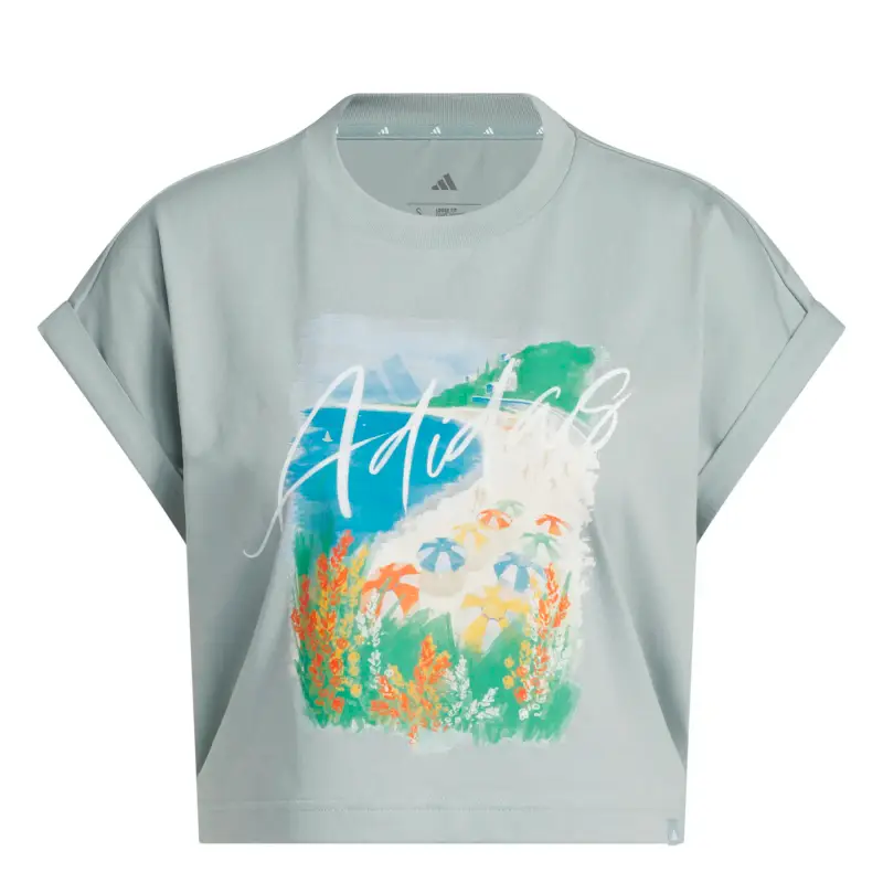T-shirt da donna adidas Summer Romance Graphic Vert