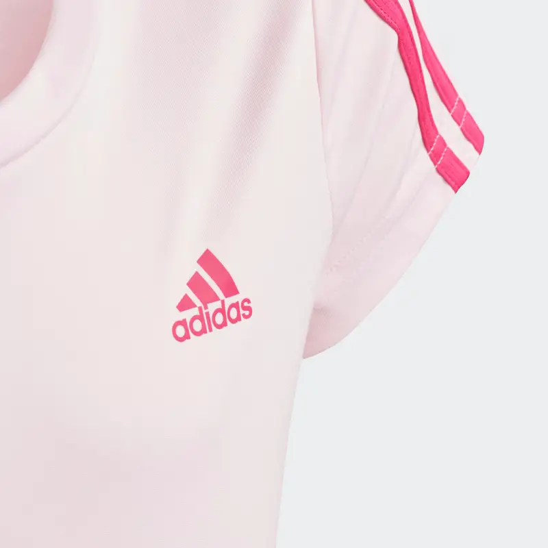 T-shirt Designed 2 Move 3-Stripes Clear Pink miniatura 3