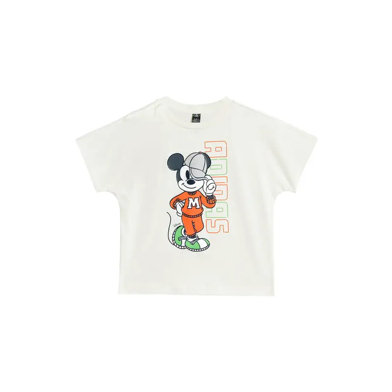T-shirt Disney Mickey Mouse JL9169 Bianco Loose Fit