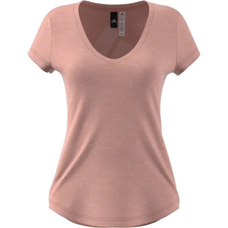 t-shirt donna collo ampio ess rosa M