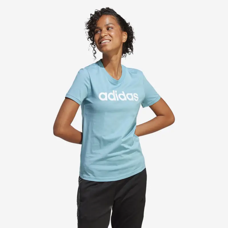 Adidas T-shirt Donna Blu 2925332