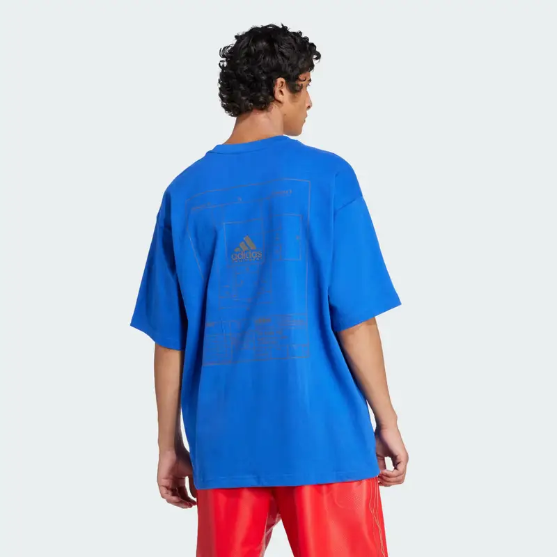 Adidas T-shirt Blu 3183200 miniatura 2