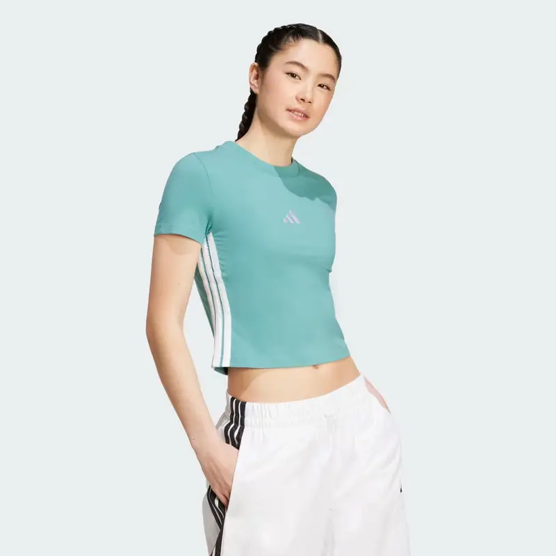 Adidas T-shirt Turchese 3140634 miniatura 3